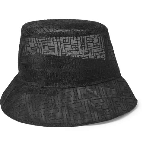 fendi bucket hat black|fendi bucket hat price.